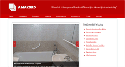 Desktop Screenshot of amakord.cz